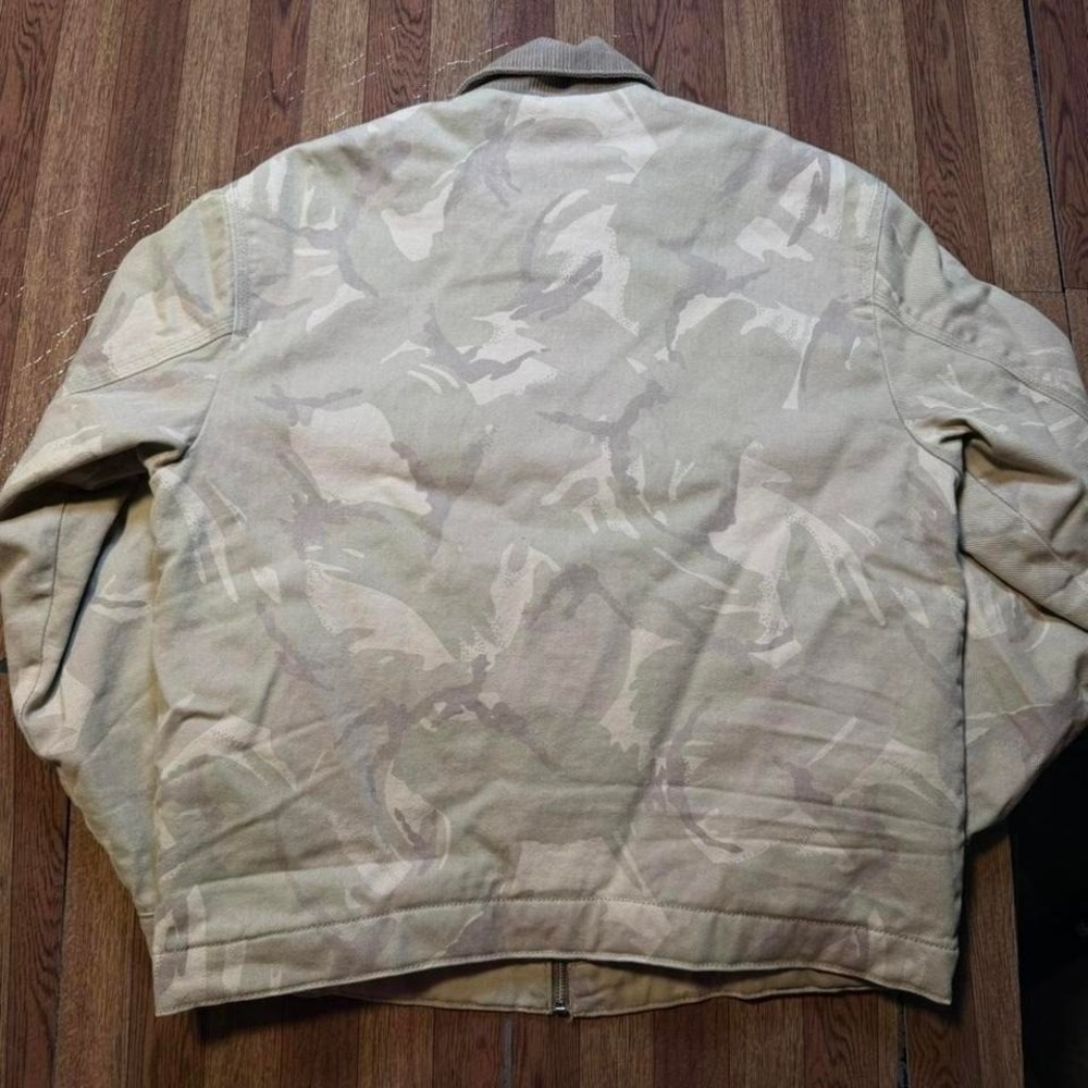 Abercrombie&Fitch Camo Workwear Quilted Cropped Boxy Jacket Medium - Picture 3 of 6